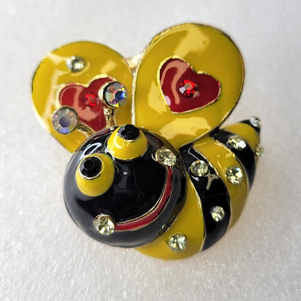 Bumblebee Pendant Brooch Pin